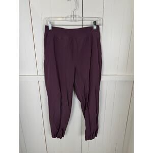 New Lululemon Jogger Pants Purple Nylon Women's Size 6
